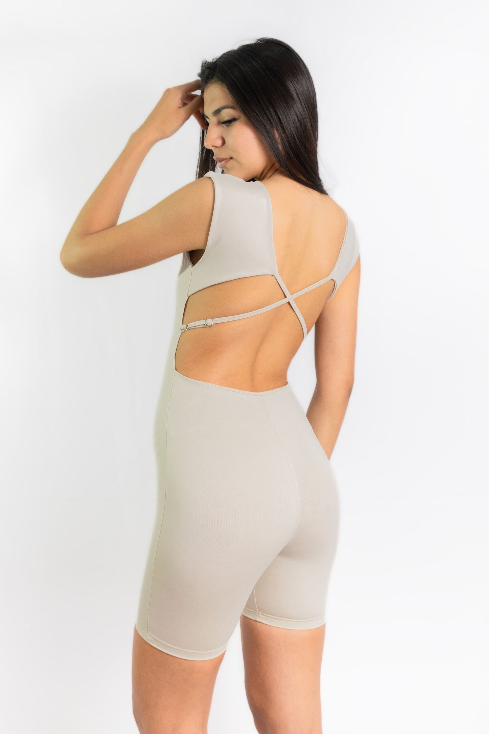 Motion Catsuit Jumpsuit Corto Espalda Descubierta