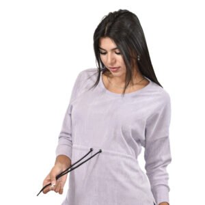 Jennie Remerón Oversize con Cordón Ajustable y Tajos Laterales