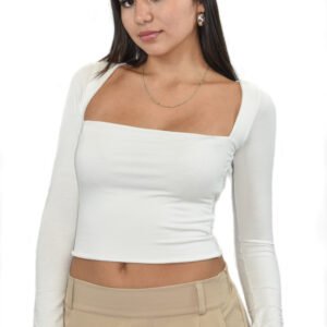 Layna Remera Manga Larga Escote Halter